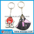 High Quality Silicone Rubber Keychain with Cartoon